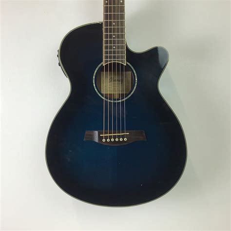 Used Ibanez AEG10II-TBS-3R-01 Acoustic Guitars Blue | Reverb