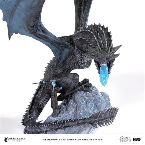 Game of Thrones: Ice Dragon & The Night King Premier Statue – Dark ...