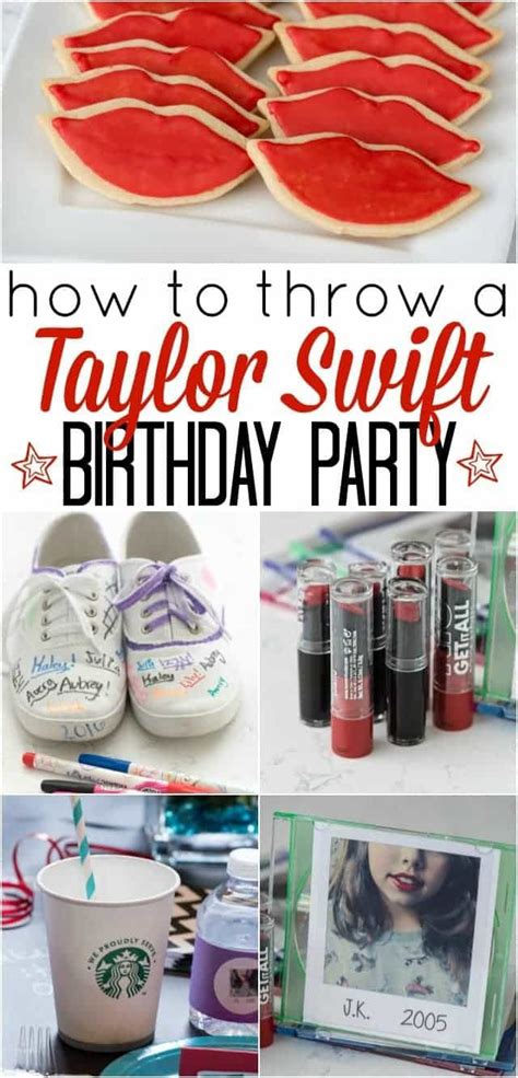 How to Throw a Taylor Swift Birthday Party | Taylor swift birthday ...