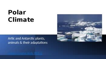 Polar Climate Adaptations powerpoint by corri russell | TpT