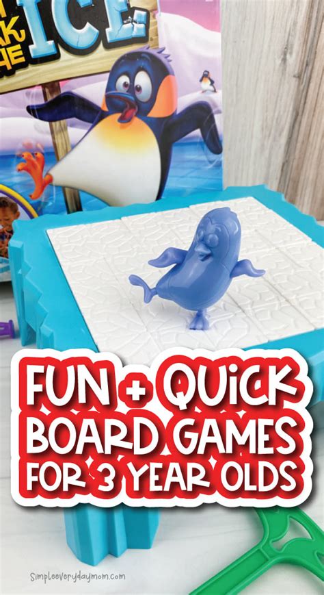 9 Fun Board Games For 3 Year Olds