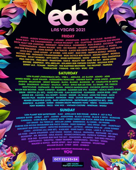 Edc Vegas 2024 Line Up - Vonny Kaylyn