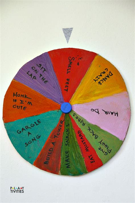 How We Made Wheel of Fortune From Cardboard - PLAYTIVITIES