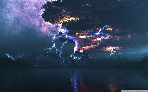 Volcanic Lightning wallpaper | 1680x1050 | #80997