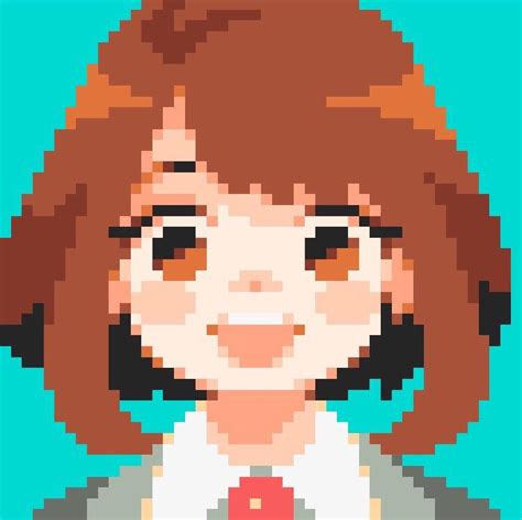 Pixel art I found of the bestest best girl : r/TheTempleOfOchako