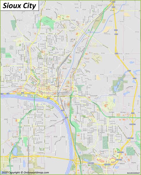 Sioux City Map | Iowa, U.S. | Discover Sioux City with Detailed Maps