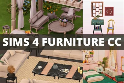 45+ Sims 4 Furniture CC Packs: Stunning Pieces For Every Room - We Want ...