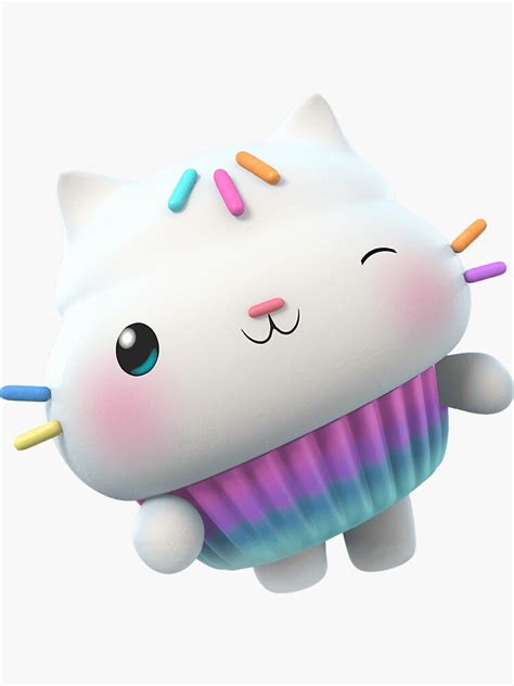 "Gabby Dollhouse - Cakey Cat" Sticker for Sale by gaubong9277 | Redbubble