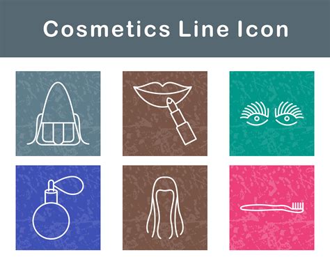 Cosmetics Vector Icon Set 20647169 Vector Art at Vecteezy