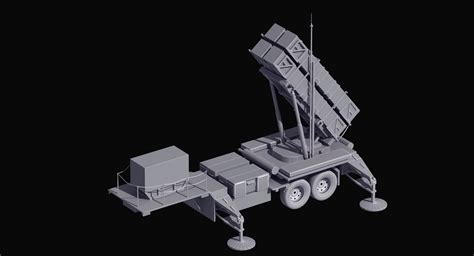 Patriot missile model - TurboSquid 1346980