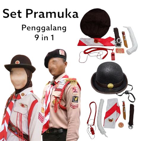 Jual Perlengkapan Pramuka 1 Satu Set Lengkap 9in1 SD SMP Penggalang ...