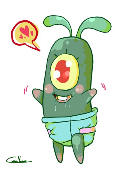 Baby Plankton by Gidan-Kuroki.deviantart.com on @DeviantArt | Spongebob ...