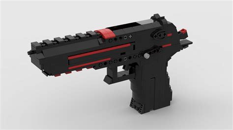 LEGO Desert Eagle Blowback Rubber Band Gun Instructions