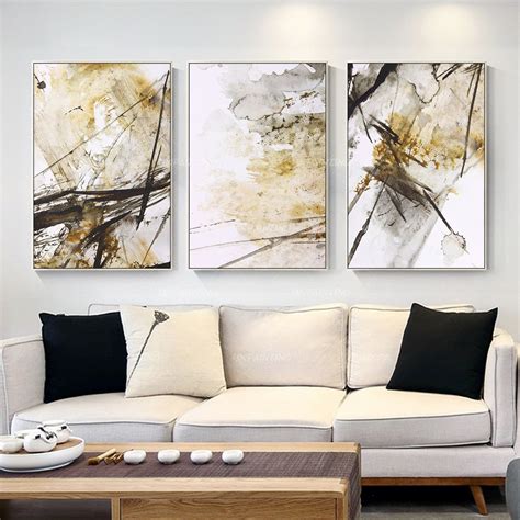 3 pieces wall art Abstract print art Painting set of 3 wall | Etsy | 3 ...