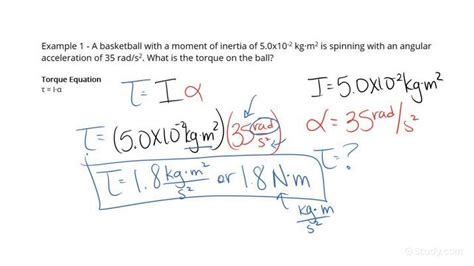 How to Calculate the Torque on an Object from its Inertia | Physics ...