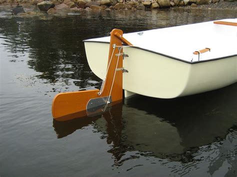 Dinghy rudder design ~ Free tunnel hull boat plans