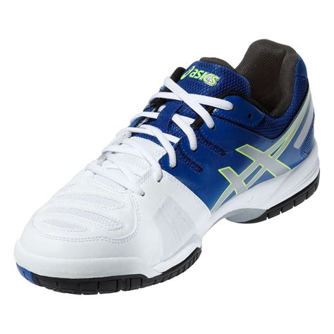 Asics Mens GEL-Game 5 OC Tennis Shoes - Blue/Silver/Flash Yellow ...