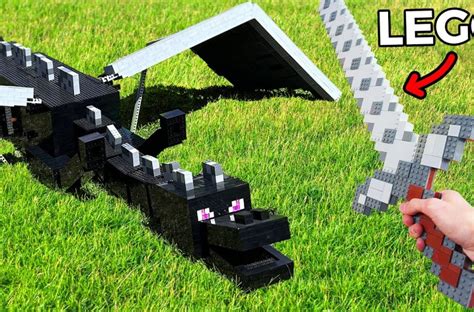 I Built LEGO Minecraft WEAPONS... - Brickhubs