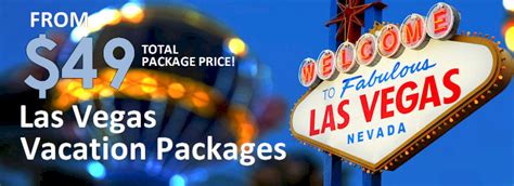 Las Vegas Vacations : Heavily discounted Las Vegas vacations