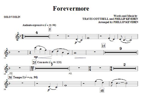 Forevermore - Solo Violin | Sheet Music Direct