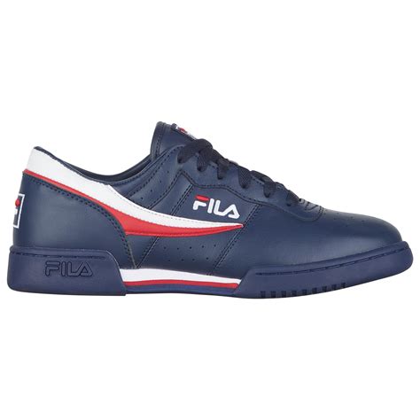 Fila Leather Original Fitness in Navy (Blue) for Men - Save 32% - Lyst