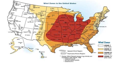 Wind Zones In The United States [939x631] Mapporn | Free Nude Porn Photos