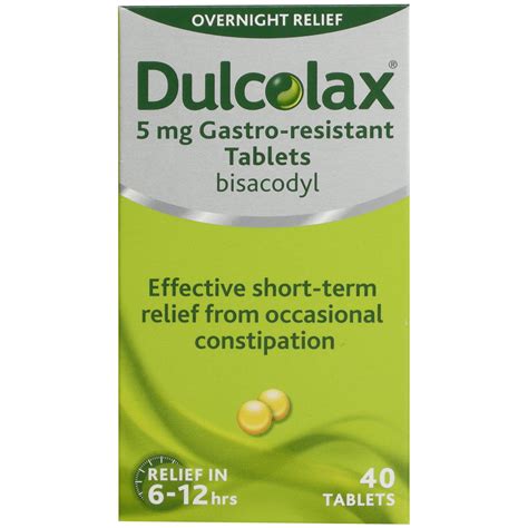 Dulcolax (Bisacodyl) Tablets - PillSorted