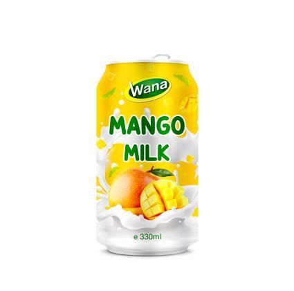 Mango Flavored Milk Drink in 330ml Canned | Wana Beverage