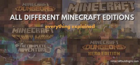 Minecraft Versions – Telegraph