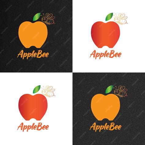 Premium Vector | Applebee logo design template