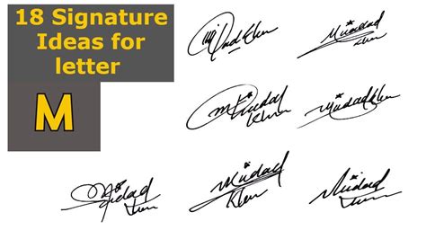 Signature Ideas, Name Signature, Signature Fonts, Signature Style, M ...