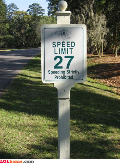 27 mph speed limit sign