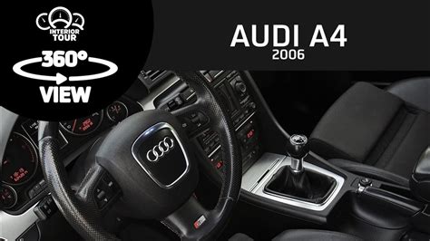 audi a4 2006 - interior 360° view - YouTube