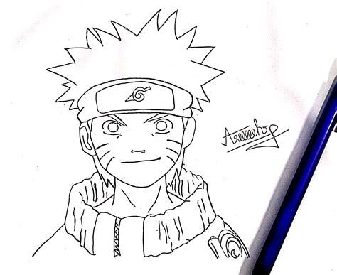 Here's an drawing of kid Naruto by me. : r/Naruto