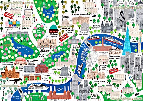 London Map Tourist Attractions - Usefull Map