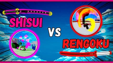 Shisui VS Rengoku! | Which Is The Best Sword In Blox Fruits? | Detailed ...