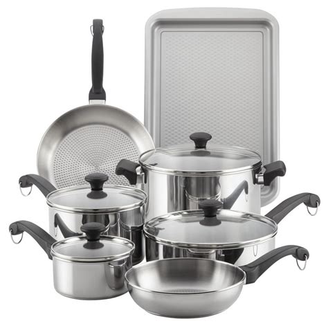 12-Piece Classic Traditions Stainless Steel Cookware Set-70217 - The ...