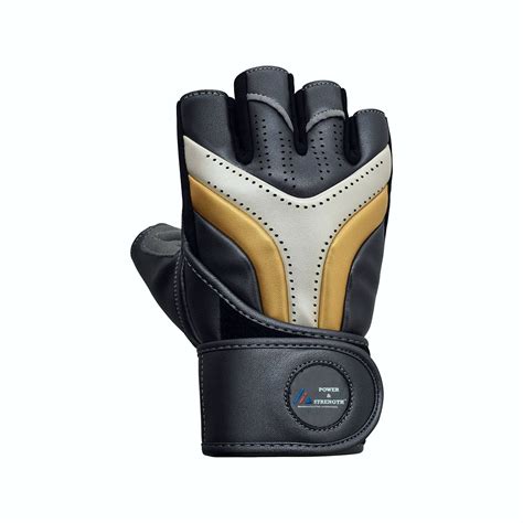 Weight Lifting Synthetic Leather Gloves with Wrist Support – Kalix Skin ...