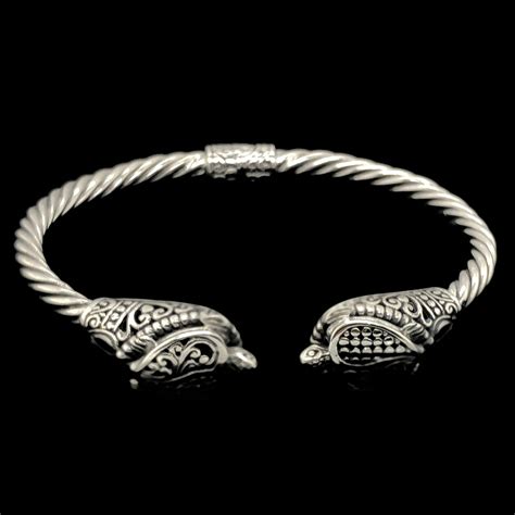 925 Solid Sterling Silver Twisted Cable Wire Retro Bangle Bracelet ...