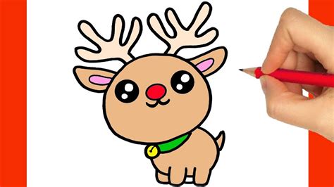 HOW TO DRAW A CHRISTMAS REINDEER - CHRISTMAS DRAWINGS