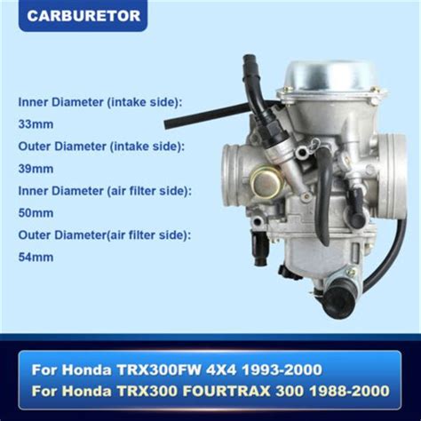 Honda 300 Fourtrax Carburetor Diagram