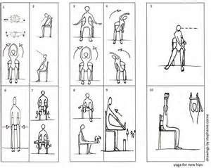 Posterior Total Hip Replacement Exercises - Bing Images | Chair yoga ...