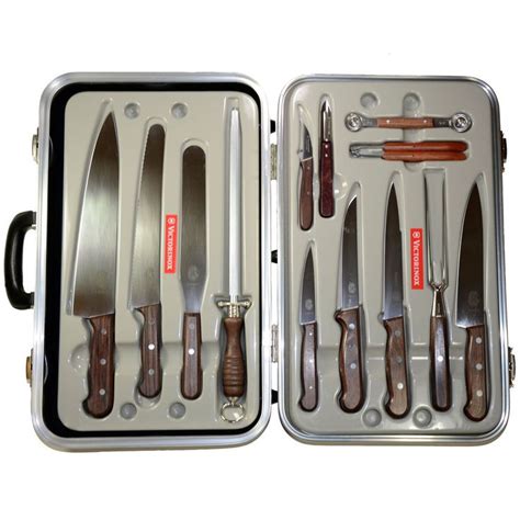 Victorinox 5.4914 14-Piece Rosewood Handle Executive Knife Set | Knife ...