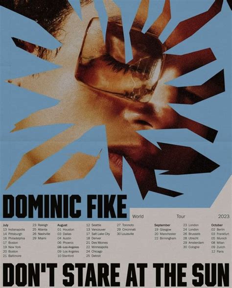 dominic fike | Tour posters, Graphic poster, Picture collage wall