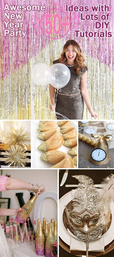 Awesome New Year Party Ideas with Lots of DIY Tutorials | Styletic