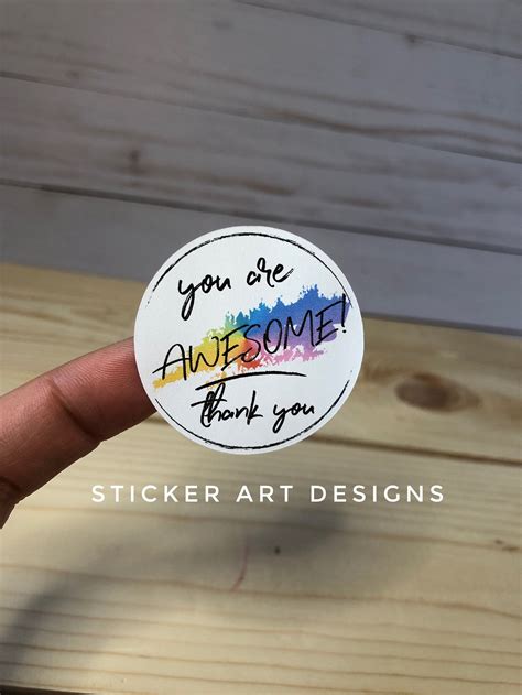 30 You Are Awesome Stickers Packaging Stickers Small | Etsy