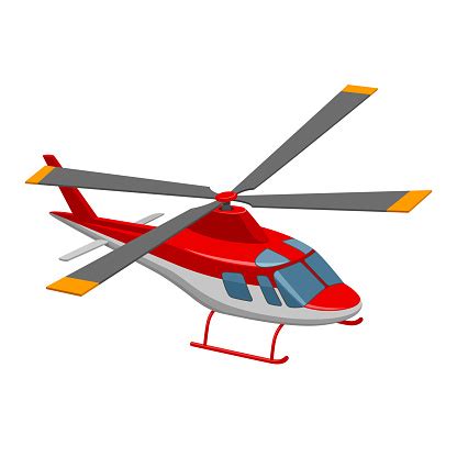 Helicopter Illustration Set Vector Download