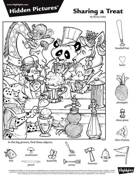 Hidden Picture Free Printables For Kids