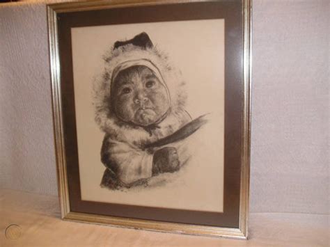 Inuit Art Gabriel Gely 1964 Baker Lake # 10 Kayaitok | #78490652