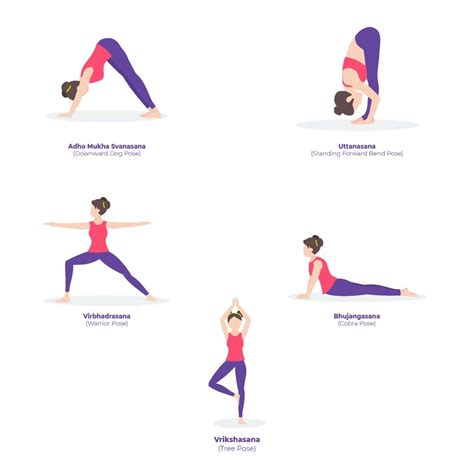 Free Printable Hatha Yoga Poses Chart